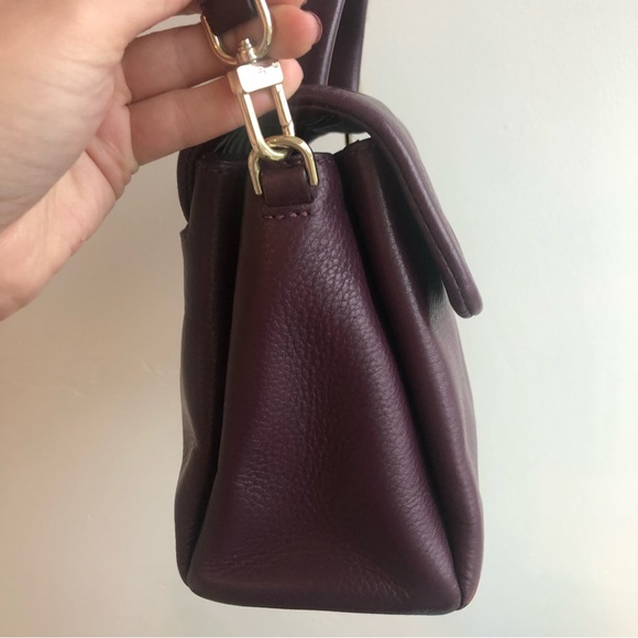 Kate Spade Small Maryana Lombard Street in Deep Plum crossbody purse bag - Picture 8 of 16